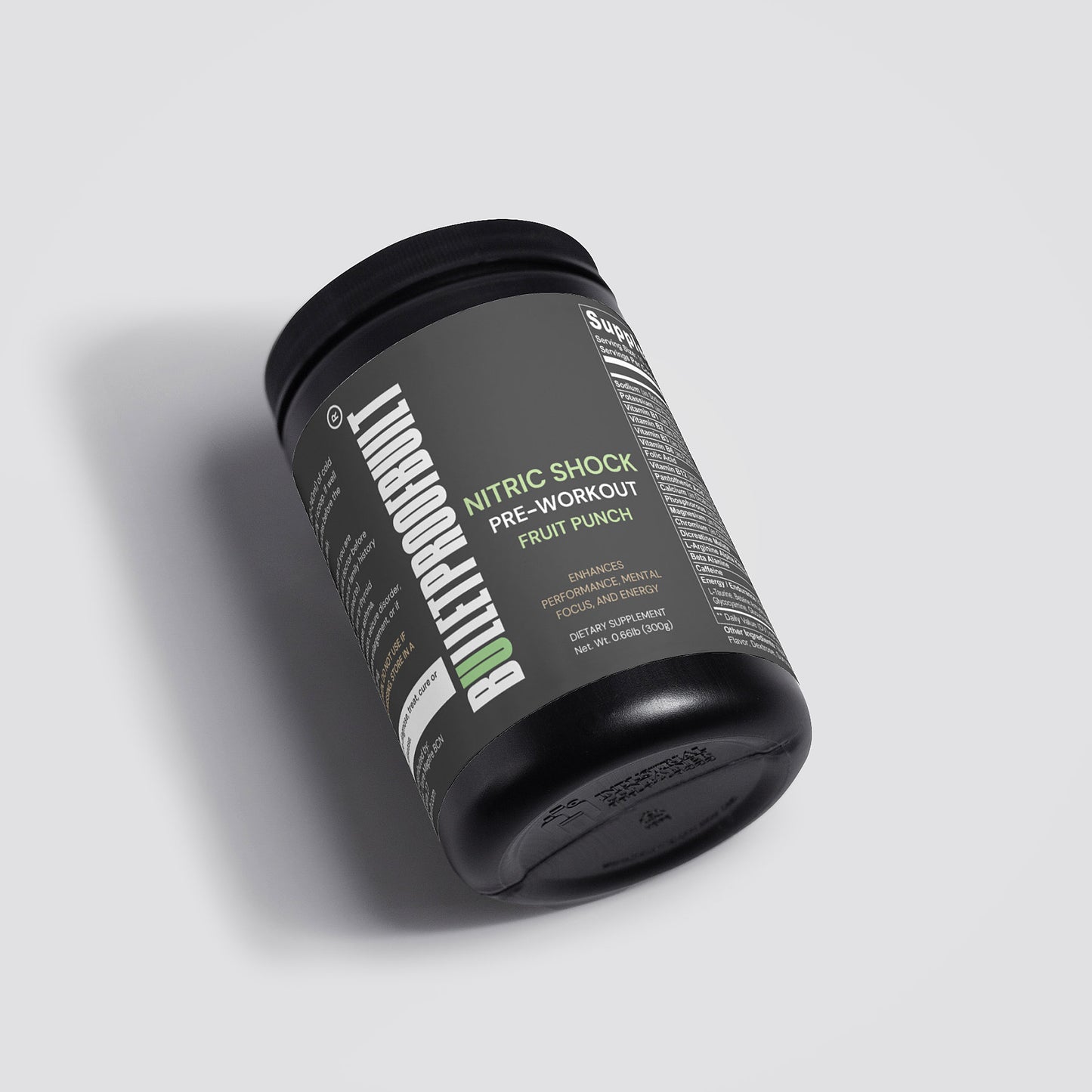 Nitric Shock Pre-Workout Powder (Fruit Punch)